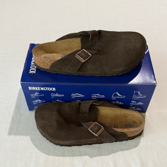 Birkenstock Shoes - Birkenstock Boston Mocha Suede Women’s Regular Asst Sizes Km
